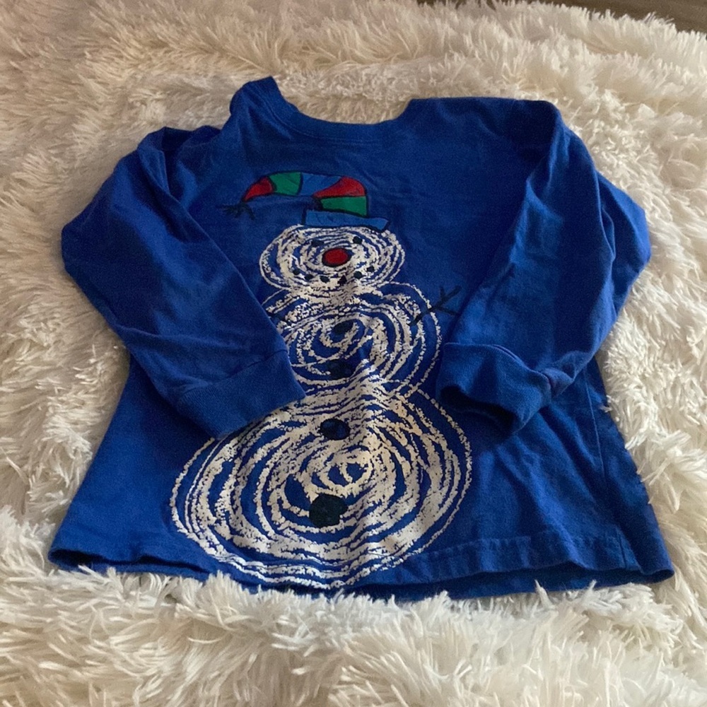Kids snowman shirt!!